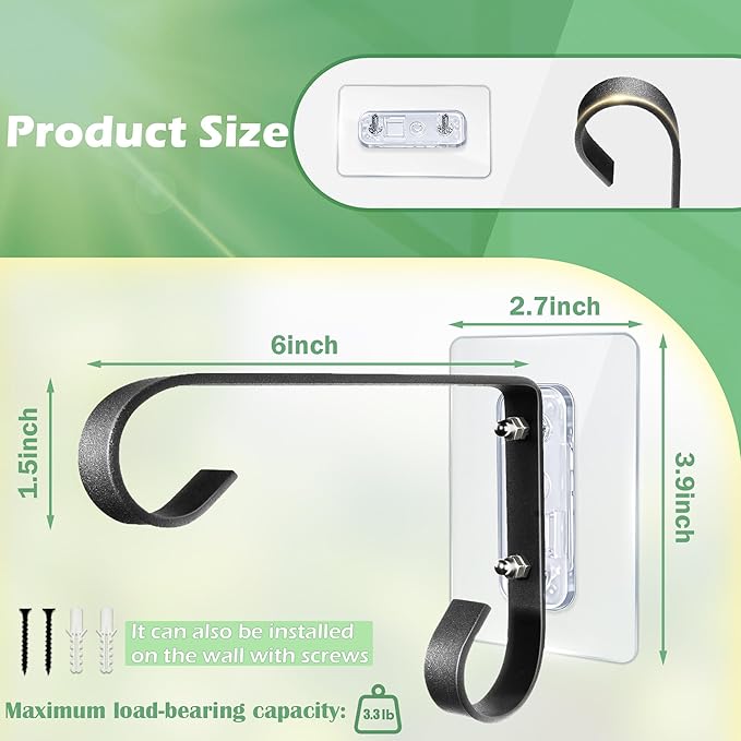 Bird Feeder Hanger Window Mount: Metal Hanging Bird Feeder 6Inch - Geometric Window Hummingbird Feeder - for Outside Decorative - 4pcs