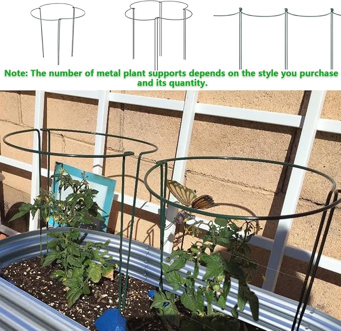 Raised Garden Bed, Outdoor Galvanized Planter Boxes, Galvanized Garden Beds Outdoor with Metal Plant Stakes, Large Raised Garden Stock Tank, Garden Beds for Vegetables Planter 4×2×1ft