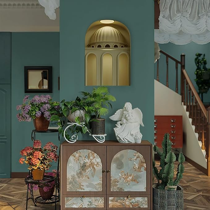 Dimoon 110''x17.7'' Blue Peel and Stick Wallpaper Contact Paper Modern Self Adhesive Wall Paper Removable Renter Friendly Textured Solid Color Shelf Cabinet Vinyl Roll (110''x17.7'',Sapphire Blue)