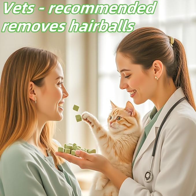 250g/8.82oz Cat Toy Cats Grass Treats, Fish Oil Kitten Grass Catnip Stick for Hairball Removal Teeth Cleaning Cats Edible Freeze Dried Kitty Lickable Chew Dental Snack for Indoor Kitty Food