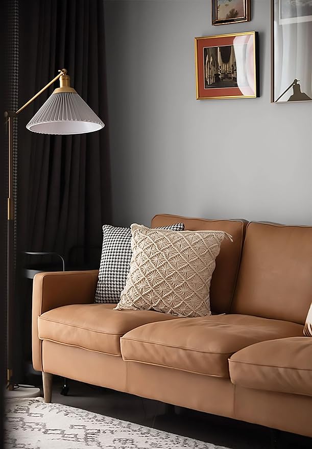 Dimoon 78.7''x17.7'' Grey Peel and Stick Wallpaper Contact Paper Modern Self Adhesive Wall Paper Removable Renter Friendly Textured Solid Color Shelf Cabinet Vinyl Roll (78.7''x17.7'',Grey)