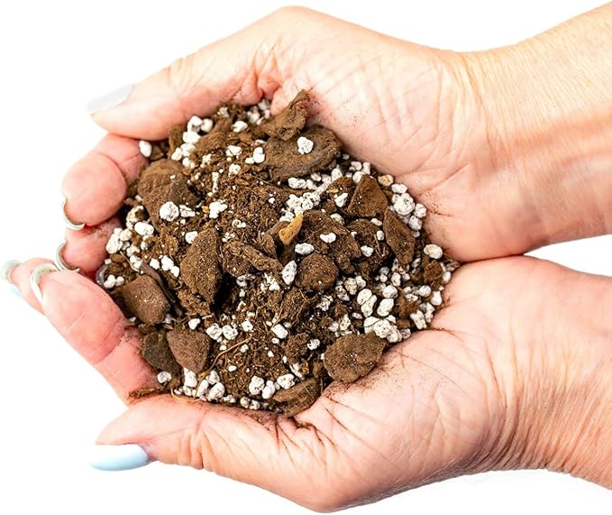 Soil Mixture for Indoor Herb Planters - Specially Blended Soil Mixture for Planting and Growing Indoor Kitchen Herbs Indoors, Indoor Herb Garden, Herb Growing Soil Mixture - 5 Quart Bag