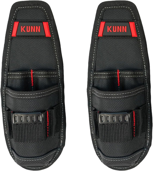 KUNN Construction Tool Holder Small Electrician's Tool Pouch for Tool Belt