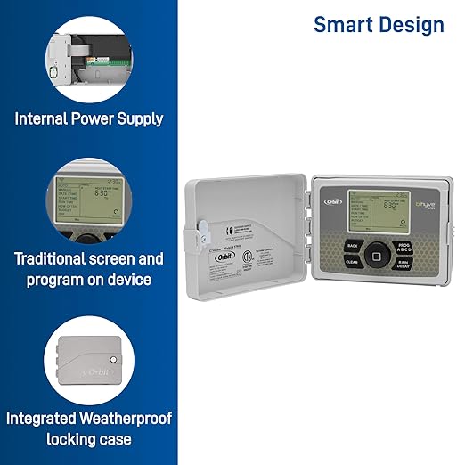 Orbit 57946 B-hyve 6-Zone Smart Indoor/Outdoor Sprinkler Controller