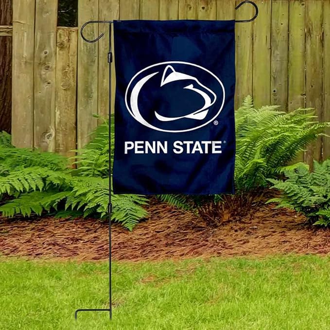College Flags & Banners Co. Penn State Nittany Lions Garden Banner Flag with Stand Pole Holder