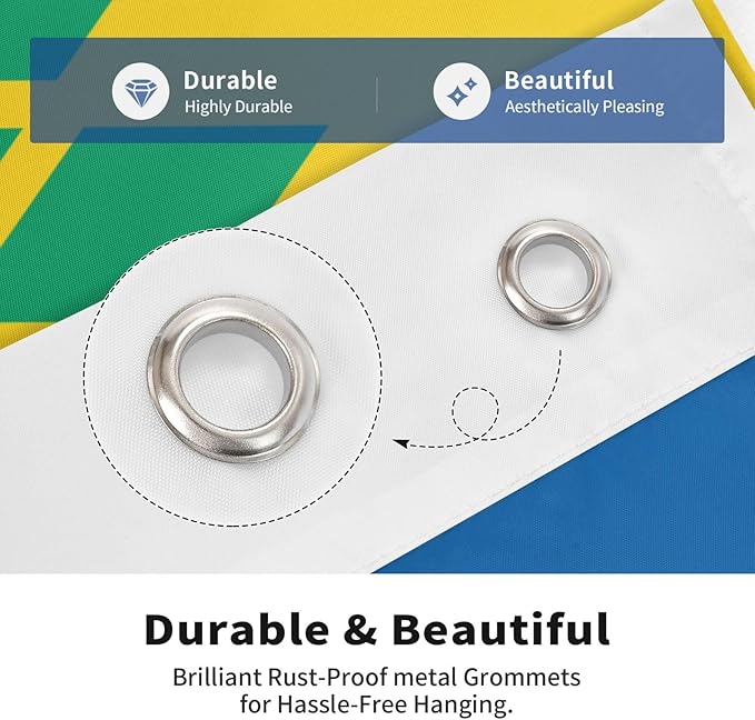 Saint Vincent and the Grenadines Flag Garden Yard House 2x3 ft Flags Double Sided Print Banner Indoor Outdoor Party Home Decorations for Boat Dorm House Balcony