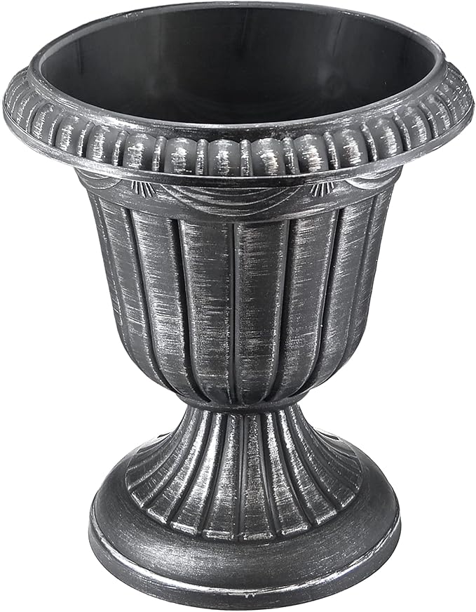 Classic Traditional Plastic Urn Planter Indoor/Outdoor