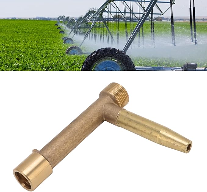 BORDSTRACT Quick Water Intake Valve Key, G1 Male Thread Brass Quick Coupler Valve Hose for Garden Underground Irrigation