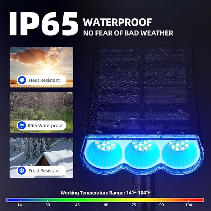 Barrina Solar Spot Lights Outdoor, WRGB 360° Horizontal Adjustable, Solar Lights Waterproof, Auto On/Off 36 LEDs Landscape Spotlights for Garden Patio Yard Pool, 2 Packs
