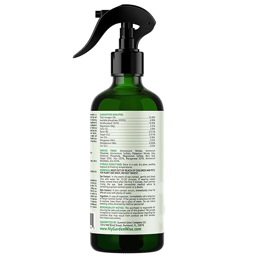 3-1-2 Fiddle Leaf Fig Foliar Spray - Plant Shine & Fertilizer - Premium Spray for Indoor Plants with Essential Nutrients - Fiddle Leaf Fig Plant Food & Fertilizer - Ready-to-Use (16 OZ)