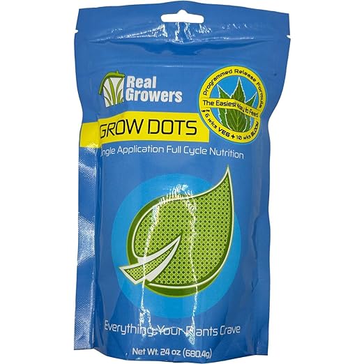 Grow Dots Plant Food, Single-Application, Programmed-Release Plant Nutrient Fertilizer (24oz)