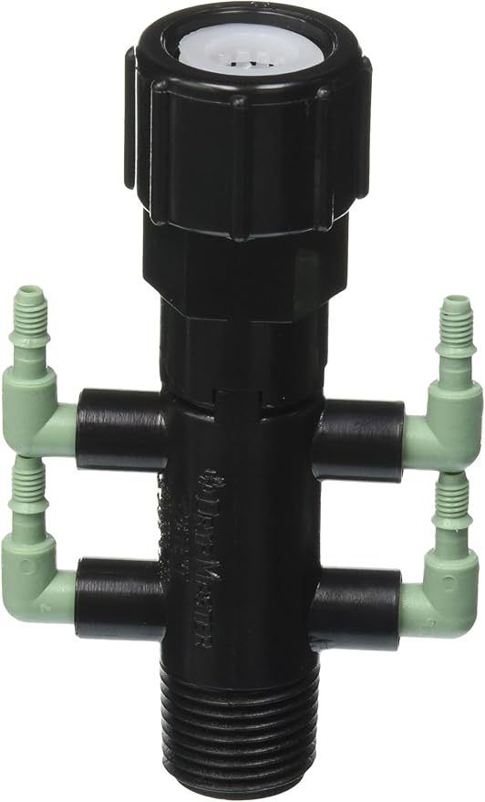 Orbit 20 Pack Drip System Shrub Adapter 4-Port Watering Manifold for 1/4 Inch Tube…