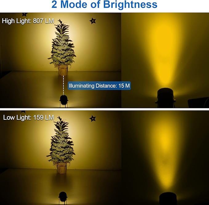 T-SUN Solar Spotlights 2W Outdoor LED Landscape Spot Light, 2-in-1 Waterproof Solar Powered Wall Lights Auto ON/Off with Dual Headlamp for Garden, Yard, Pathway(Warm White)