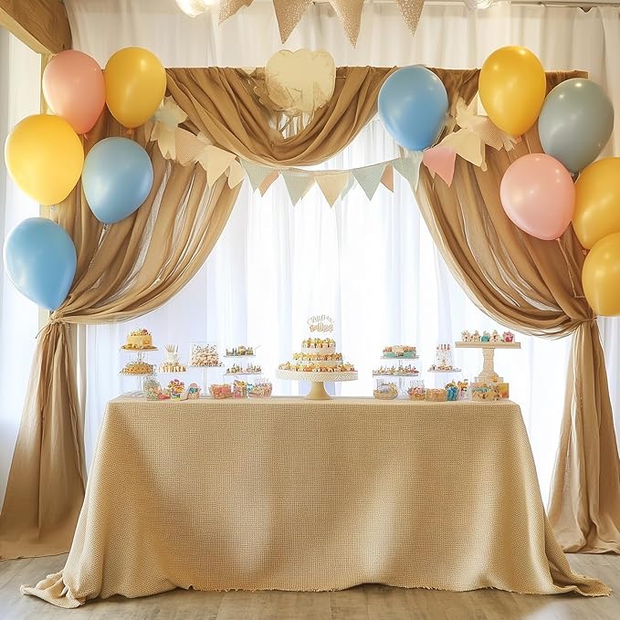 VEVOR Burlap Fabric Roll, 40” x 30 ft High Density Natural Jute Fiber Material for Outdoor Plant Care, Tree Wrap Roll, Decor, DIY Crafts, Wedding, Garden Weed Barrier, Plant & Tree Winter Covering