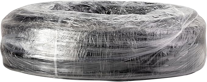 Alpine Corporation 100' PVC Tubing with 5/8" Inside Diameter for Ponds and Fountains, Black