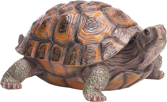 Tortoise Turtle Statue,Resin Garden Sculpture Indoor/Outdoor Yard Lawn Ornament,Home Decor (Large)