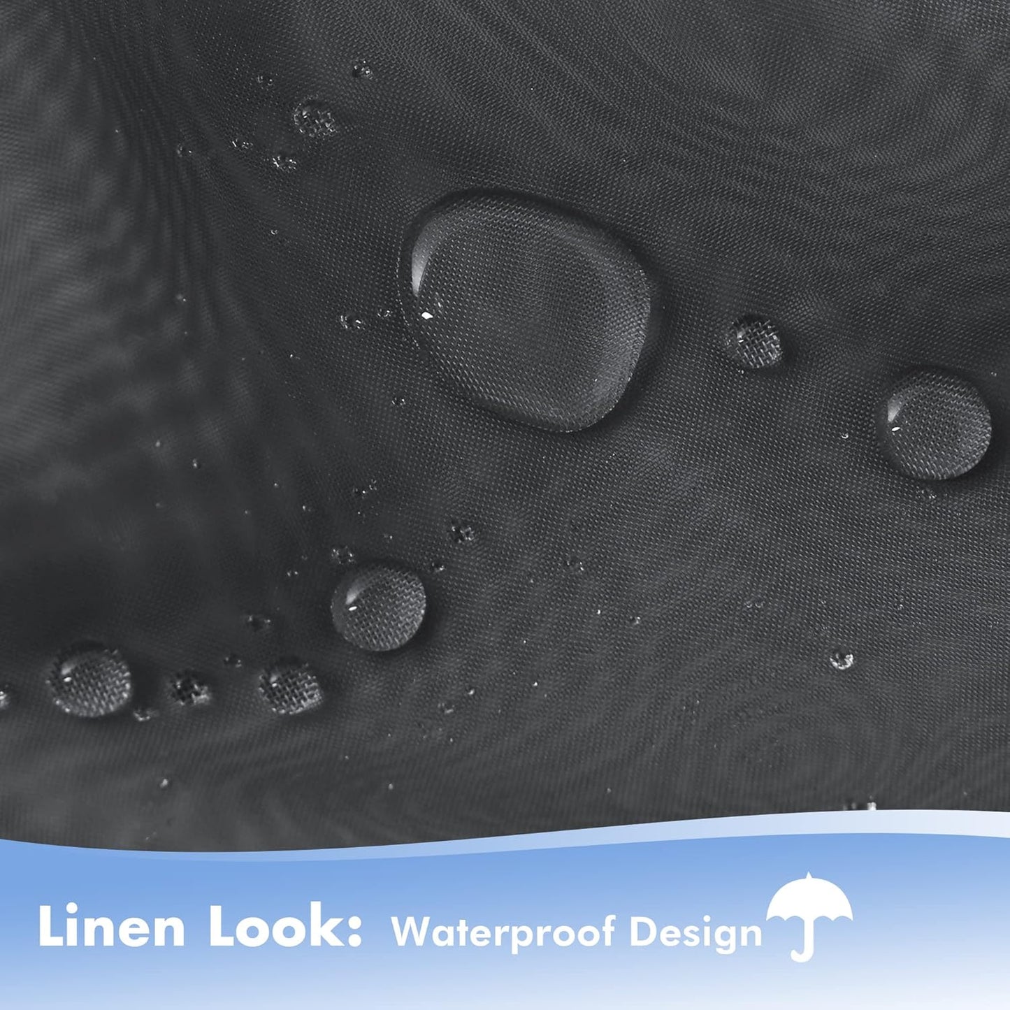 HolidayIdeas Outdoor Sheer Curtains for Patio Waterproof, 4 Panels - 54 x 84 Inch - Grey Light Filtering Voile Outside Curtains Grommet Drapes for Front Porch, Gazebo, Pergola, Backyard