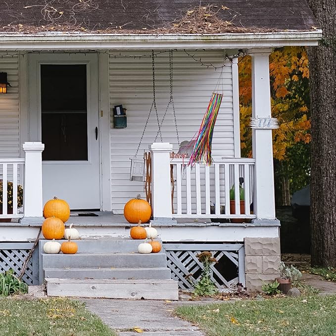 Satin Ribbon Windsock Streamer, Outdoor Decorations for Your Patio, Garden, Yard, Dock and Camper, 60-Inch