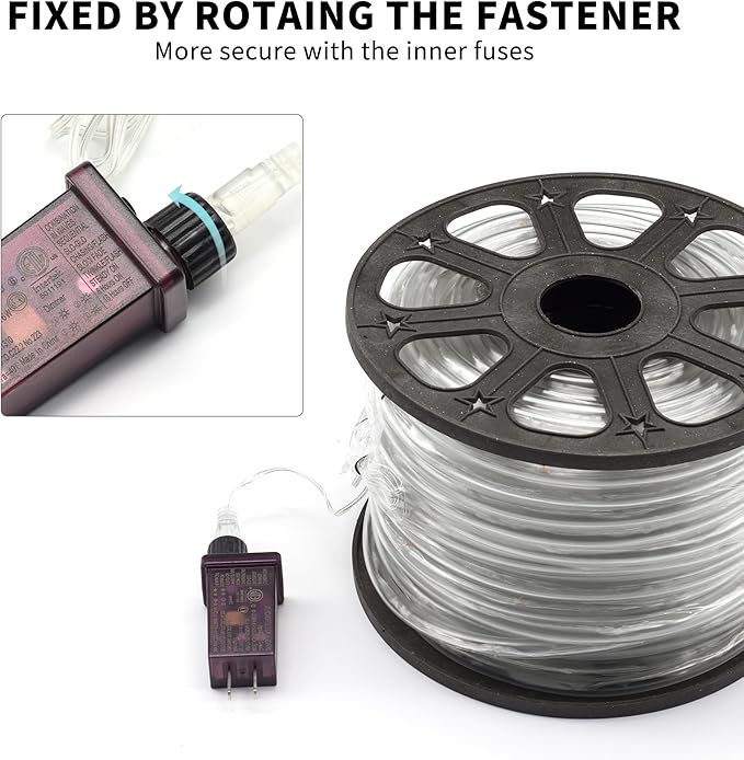 LED Rope Lights for Outside, 150Ft 360° Blue Solar Rope Lights Outdoor Waterproof, 643 LEDs 110V 8 Modes Remote Control Timer Christmas Rope Lights for Party Holiday Garden Decoration (Blue)