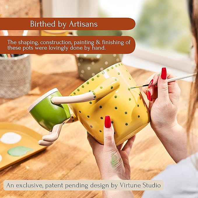 VIRTUNE Planter, Light Yellow