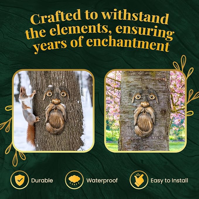 Tree Face, Tree Faces Outdoor, Tree Art, Tree Decorations Outdoor, Tree Faces, Tree Stump Decor, Face for Tree Trunk, Outdoor Tree Decorations, Tree face Decor, Tree Faces Decor Outdoor, Tree Eyes