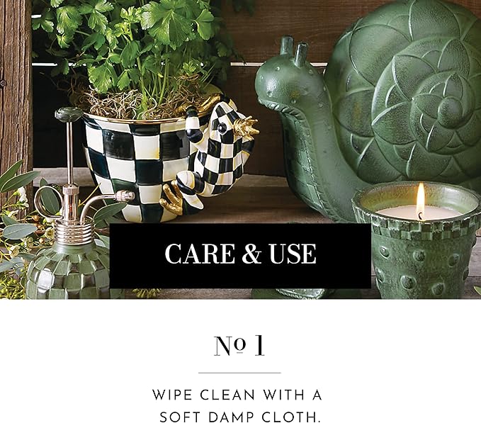 MACKENZIE-CHILDS Pot Climber, Decorative Flowerpot Hanger, Indoor and Outdoor Planter Hanging Decor, Pot Croaker