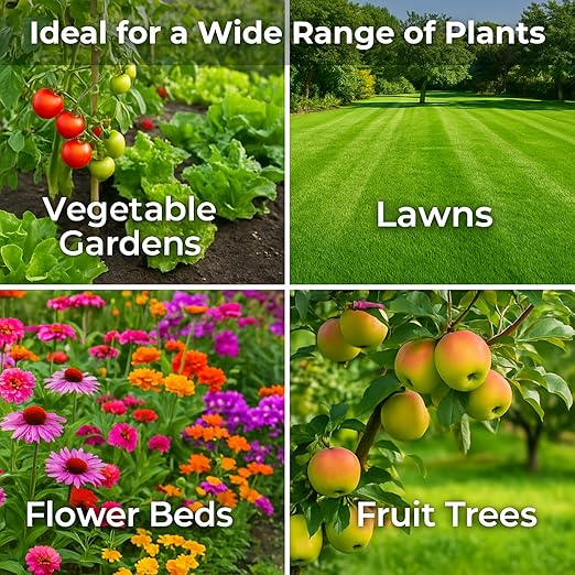 Gypsum for Soil - Calcium for Plants - Gypsum Fertilizer for Gardening, Lawn & Vegetables - Calcium for Garden (1/2 qt. - 1 lb.)