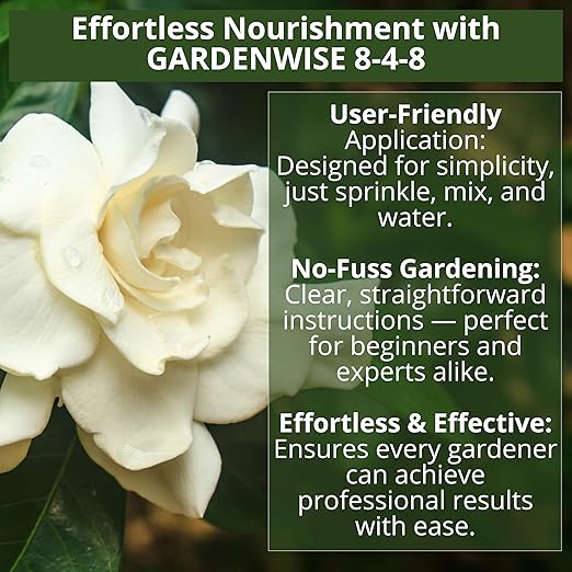 8-4-8 Acidic Fertilizer for Azaleas, Camellias (Camelia), Hydrangeas, Blueberries, Gardenias, Magnolia Trees, Evergreens, and Rhododendrons - Ideal Iron-Rich Plant Food (2 QUARTS)