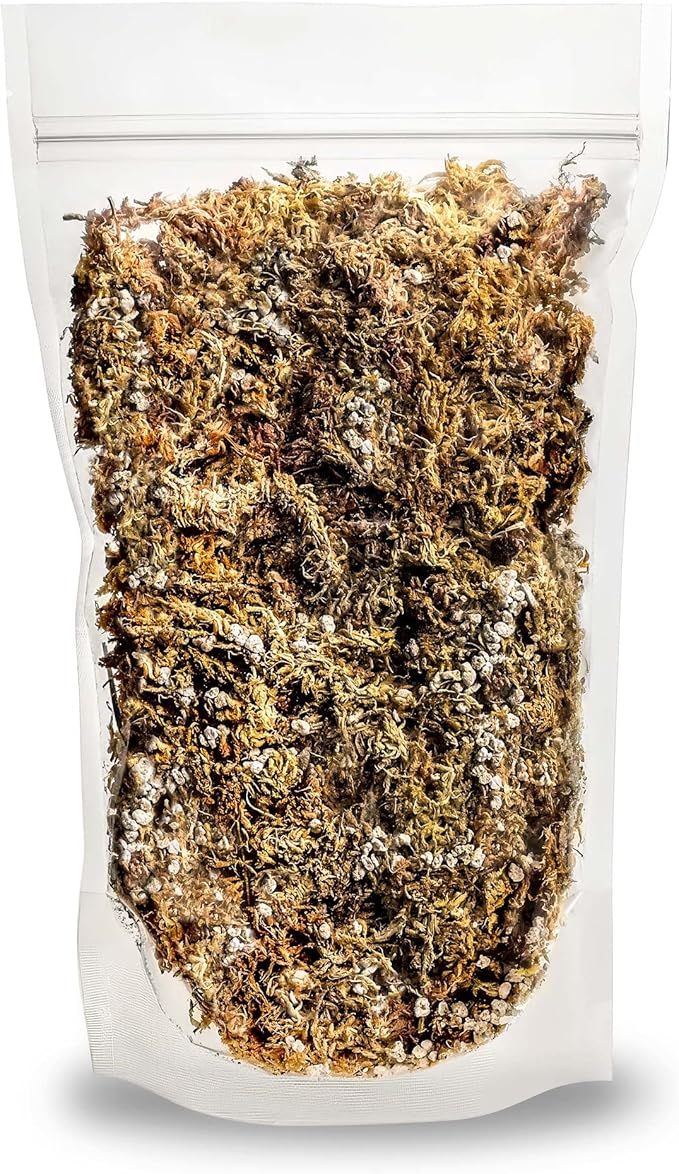Sphagnum Moss Potting Mix for Carnivorous Plants, Moss and Perlite Blend for Potting Venus Fly Traps, Sarracenia, Pitcher Plants - 75% Sphagnum Moss + 25% Perlite - Made in USA - 4 Quart