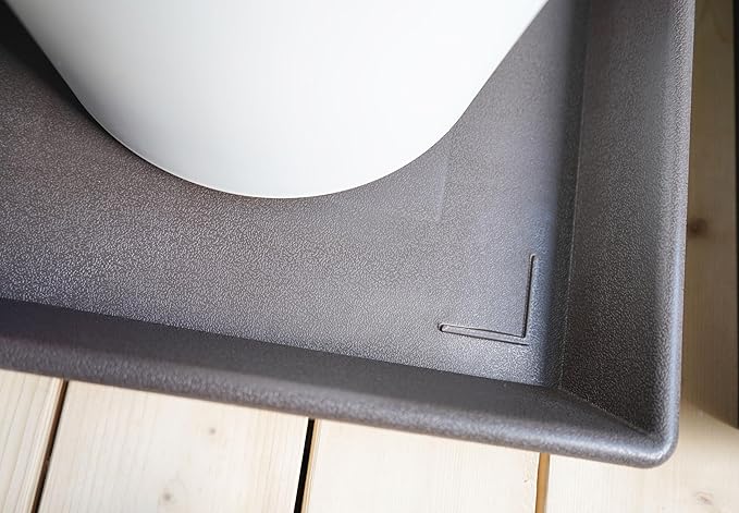 Square Plant Saucer 10 Inch 5 Pack, Plant Stand Flower Pot No Holes, Plant Trays for Pots Heavy Duty Plastic Plant Saucers for Indoors Outdoors Plant Lover Gardening Gifts