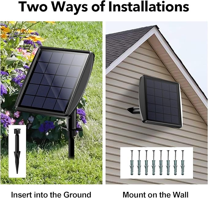 POPOSOAP Solar Pond Lights, RGB LED Pond Lights Waterproof IP68, 2200mAh Battery Underwater Solar Light with Two Modes Options for Pond Fountain Pool Garden Decoration(3 Headlamp)