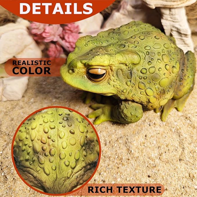 Sunthus Frog Toad Sculptures Garden Statues Yard Art Resin Decorations Outdoor Garden Decor