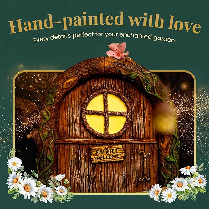 Fairy Doors for Trees, Fairy Door, Fairy Garden, Fairy House Kit, Fairy Garden Decor, Fairy Garden Accessories Outdoor kit, Fairy Doors for Trees Outdoor, Gnome House, Fairy Doors