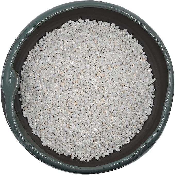 50QT Horticultural Perlite Bulk, Organic Perlite for Plants, Course Perlite for Gardening, for Plants Indoor, for Houseplants, to Promotes Soil Root Growth, and Water Drainage and Plant Growth(3-6mm)