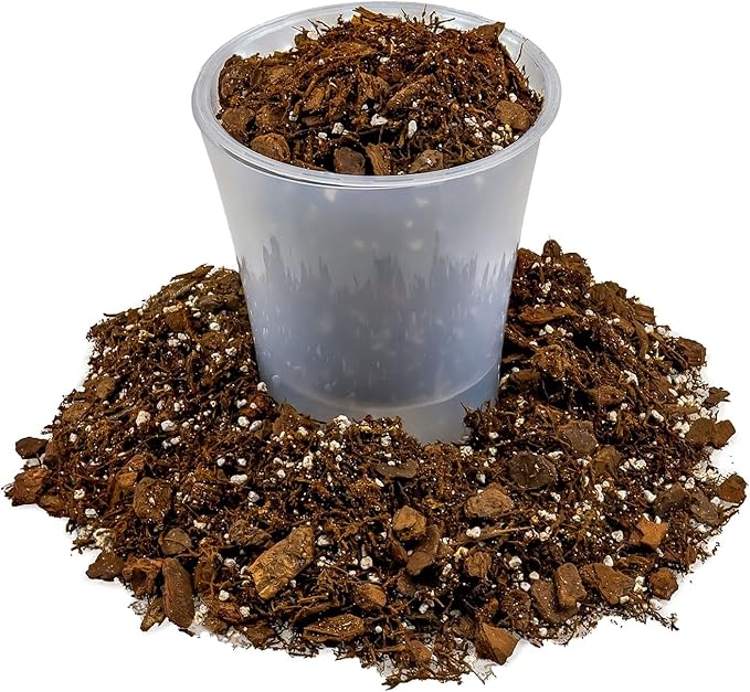 Premium Gardenera House Plant Potting Mix | Fern + New Zealand Bark + Perlite | Great for Pothos, Spider Plants, Montsera, Philodendron, English Ivy - 5 Quart Bag