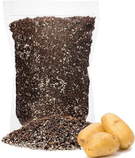 Premium Organic Potting Soil - 2 Quart - The Ideal Growing Medium for Delicious and Nutritious Homegrown Potatoes