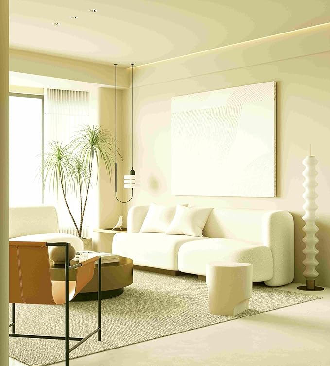 Dimoon 236''x15.7'' Beige Skin Peel and Stick Wallpaper Contact Paper Modern Self Adhesive Wall Paper Removable Renter Friendly Textured Solid Shelf Cabinet Vinyl Roll (236''x15.7'',Beige Skin)