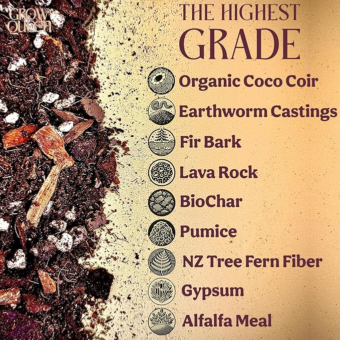 Craft Aroid Potting Mix- Elite Alocasia, Philodendron, Monstera Soil Mix, Chunky, Well Draining Potting Soil for Indoor Plants, All Tropical Plants & Houseplants, Peat Free 12QT