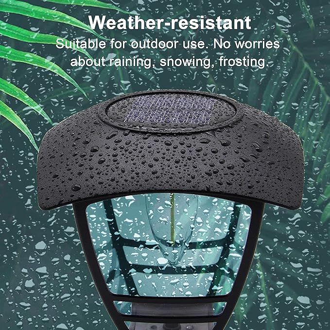 MAGGIFT 4 Pack Solar Powered Wall Lantern, Outdoor 10 Lumen LED Edison Bulb Warm White Solar Lights Wall Sconce with No Wiring Required, Fixture with Wall Mount Kit