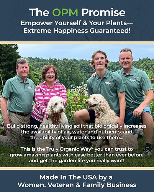 Organic Plant Magic - Truly Organic™ Fast-Acting Water Soluble Plant Food - All-Purpose Fertilizer Concentrate for Flower, Vegetable, Herb, Fruit Tree, Garden & Indoor Houseplants [One 1/2 lb Bag]