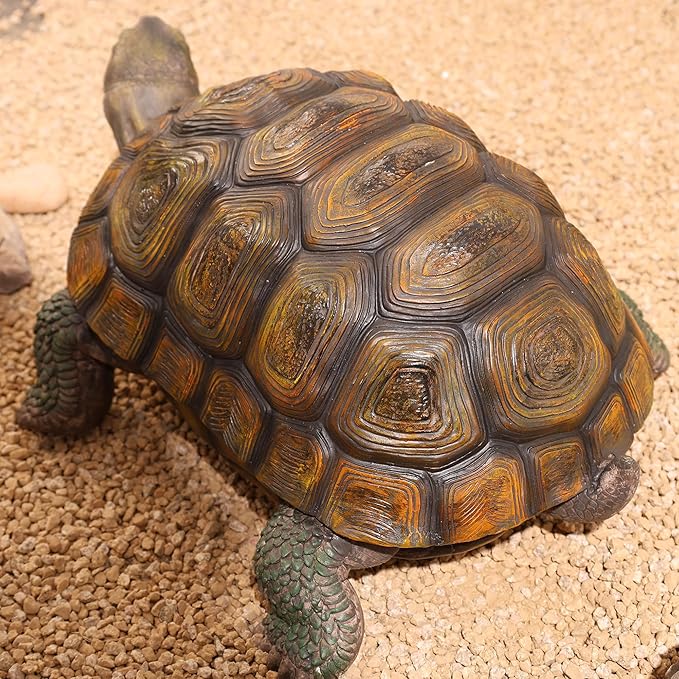 Turtle Statue,Resin Garden Sculpture Indoor/Outdoor Yard Lawn Ornament,Home Decor (Extra Large)